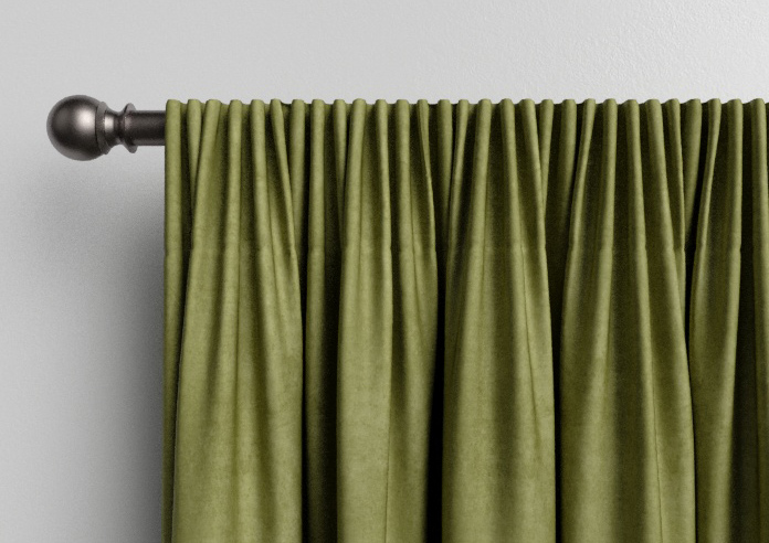 Faux Suede, Olive - Made to Measure Curtains - Image 9
